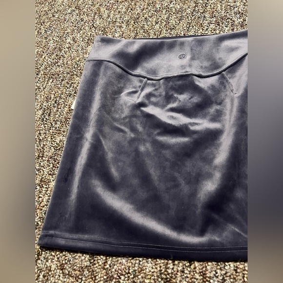 Lululemon Scuba HR High Rise Mini Active Skirt Nightfall Gray Align Large New - Picture 5 of 10